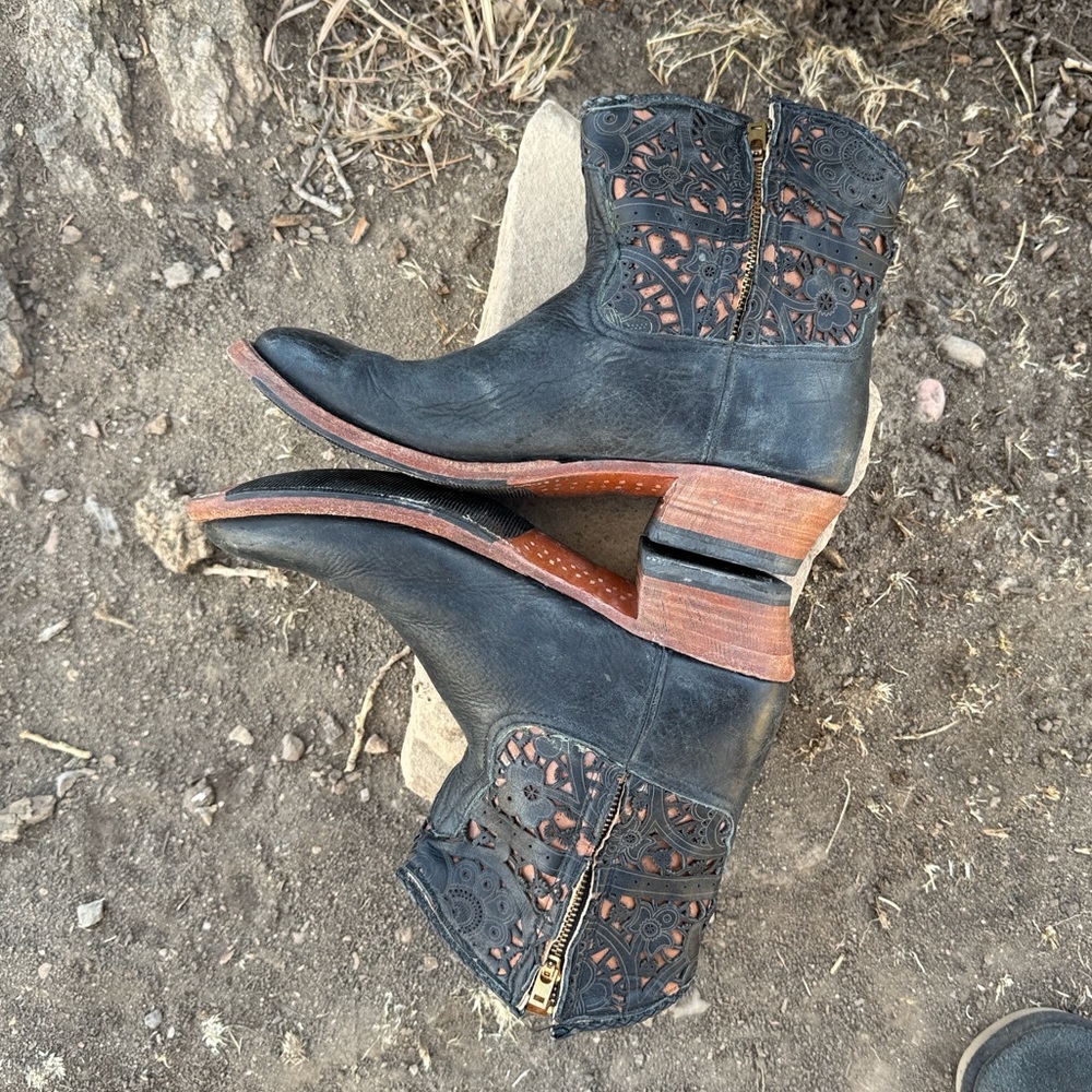 KEMO SABE lace boots leather Rios of Mercedes - Picture 3 of 5